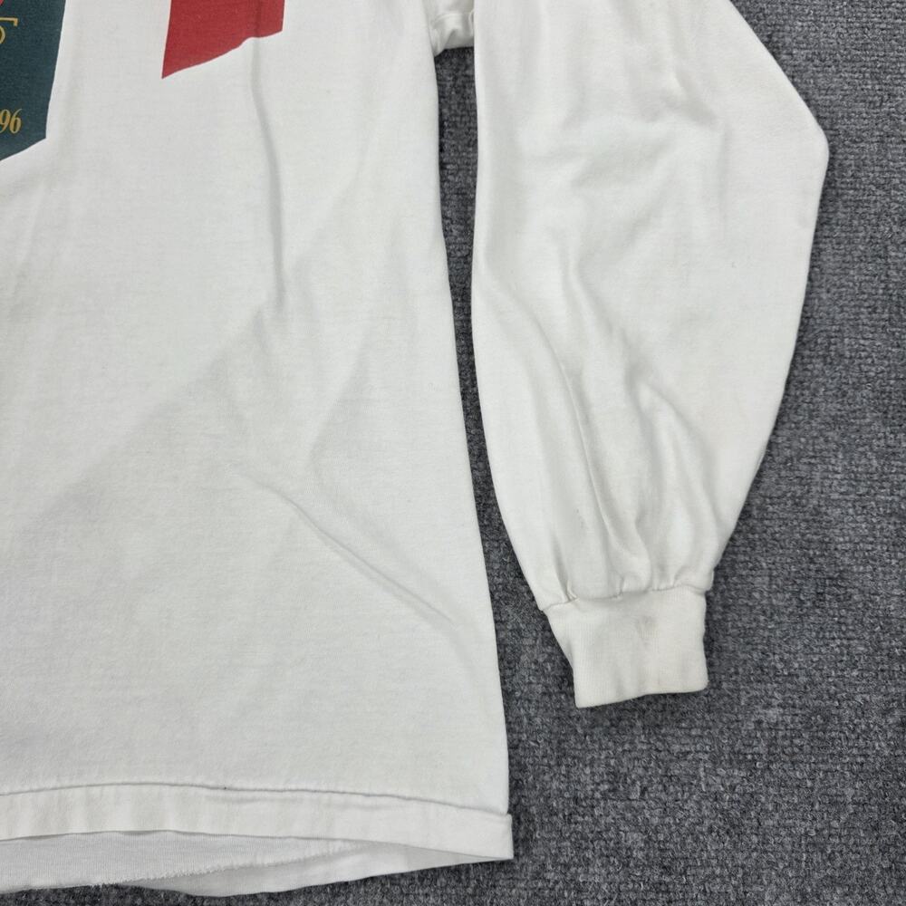 Vintage Atlanta 1996 Olympic Games Shirt Mens Large White Hanes Long Sleeve - Picture 9 of 16
